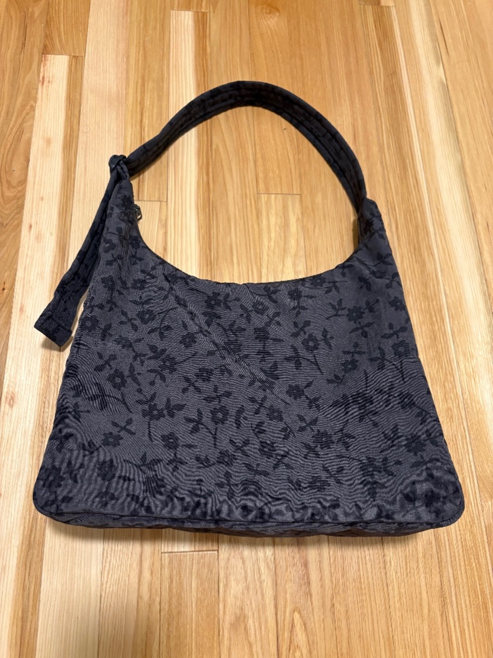 Baggu Charcoal Ditsy Medium Shoulder Bag - EUC